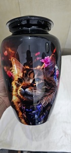 2026 New Design HD Quality Aluminum <b>Cat</b> Pet <b>Urn</b> Available In All Sizes - Product Image 6