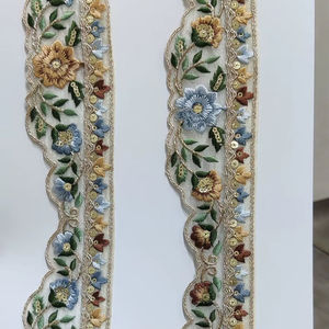 Tissu en dentelle brodée de qualité supérieure pour robe, garniture en dentelle brodée, fournisseur de textiles pour vêtements, commande en gros en usine - Product Image 2