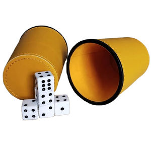 Vasos para Dados de Cuero PU de Alta Calidad, Personalizados OEM, Duraderos, para Juegos de Mesa para Adolescentes, con Opciones de Color y Logotipo Personalizados - Product Image 2