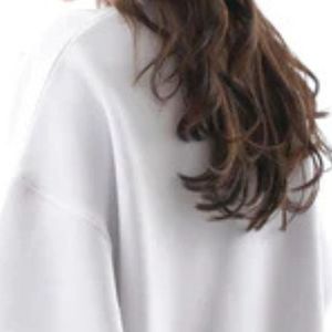 Sweat-shirt blanc Inferno Drop Arm pour femme, pull à capuche oversize, style décontracté streetwear, confort hivernal - Product Image 6