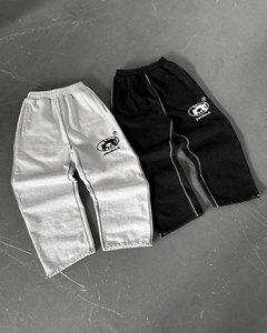 Pantalones Deportivos Anchos Personalizados para Hombre, 100% Algodón, Estilo Holgado, Bordados, Ropa Urbana, Otoño Invierno - Product Image 2