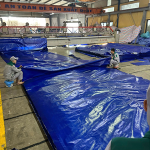 Bâche en PE bleu foncé, haute résistance, grande capacité, couverture imperméable, couleurs et tailles optionnelles pour l'agriculture - Product Image 2