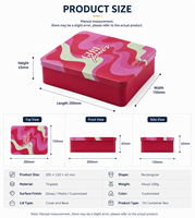 Boîte en étain personnalisée pour l'emballage de parfums, boîte à parfum en métal personnalisée avec insert en EVA, fabricant OEM ODM