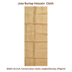 Rouleau de tissu en toile de jute, toile de jute fine, écologique, naturelle, pour la fabrication de sacs, la couture, l'artisanat et l'emballage durable - Product Image 2