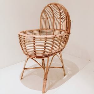 Berceaux ronds en rotin à capot pour bébés, lit de bébé à bon prix, berceaux pour nouveau-nés - Product Image 1