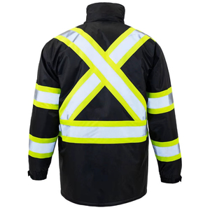Fabricante y Proveedor de Chaquetas de Alta Visibilidad para la Construcción, Chaqueta de Seguridad de Alta Visibilidad para Hombre, Chaqueta de Trabajo Reflectante Impermeable Personalizada - Product Image 6