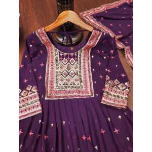 Diseñador vestido de noche vestido de fiesta con Secuencia bordada trabajo - Product Image 3