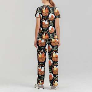 Luxury Anti Wrinkle <b>Scrub</b> <b>Set</b> Clothing Nurses Spa Hospital Uniforms Womens Beauty Salon Spandex <b>Scrubs</b> New Design Joggers Suits - Product Image 5