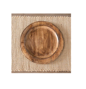 Assiettes de Présentation en Bois Artisanales de Qualité Supérieure, Vente Chaude, Accessoire Domestique, Emballage Personnalisé, Artisanat Naturel - Product Image 1