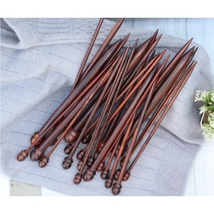 Wholesale 36pcs 18 Sizes Knitting Needles <b>Set</b> 9" 25cm Single Pointed Wood Knitting Needle for <b>Sweater</b> Scarf Wood Knitting Needle - Product Image 6