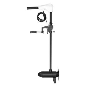 Moteur de bateau électrique 24V 86lbs Thrust 8 vitesses à montage sur transom avec indicateur de batterie - Product Image 1