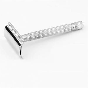 Maquinilla de Afeitar de Doble Filo de Alta Calidad, Reutilizable, para Hombre, con Mango de Acero Inoxidable, Ecológica, con Cuchillas para Afeitar la Cara - Product Image 6