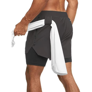 Pantalones Cortos Deportivos para Hombre 2026, Sólidos, de Secado Rápido, Impermeables, Transpirables, para Verano, Fitness, Gimnasio, Correr - Product Image 3