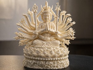 Idolo Espiritual Impreso en 3D con Tecnología SLA Premium, Alta Precisión, Acabado de Superficie Ultra Suave, Tolerancia de Precisión de 0.1 mm, Resistencia al Calor de 50-80°C - Product Image 1