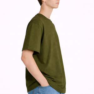 T-shirt graphique de haute qualité, tissu épais, effet vieilli vintage, 230 g/m², 100 % coton, respirant, coupe ample pour homme - Product Image 3