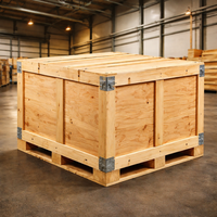 Caisse en bois massif HLC personnalisée pour le déménagement et le stockage |   ISPM15 |   Acacia et contreplaqué |   Surface poncée |   Fabricant vietnamien