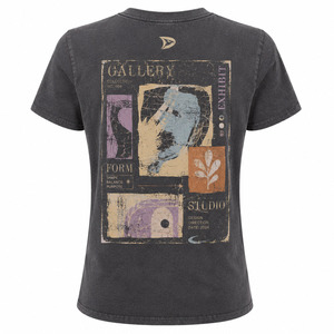 OEM Factory Women's Drop Shoulder T-Shirt Custom Letter Printed Oversized Plus Size Tee 100% Cotton Breathable Summer Casual - Product Image 2