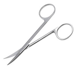 Tijeras Iris de 105 mm, Manuales, Quirúrgicas, Rectas, de Precisión Mundial |   Tijeras Quirúrgicas Oftálmicas |   Instrumento Quirúrgico con Certificación CE/ISO - Product Image 1