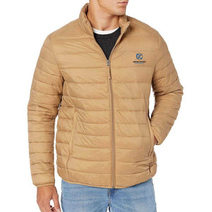 <b>Top</b> Selling High Quality Eco-Friendly <b>Bubble</b> Jacket with Stand Collar Front Logo Customization Wholesale Winter Jacket for Men - Product Image 1