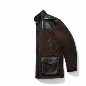 Veste de chasse isolée avec doublure polaire, coque imperméable, camouflage, équipement de terrain pour conditions météorologiques difficiles, personnalisable - Product Image 4