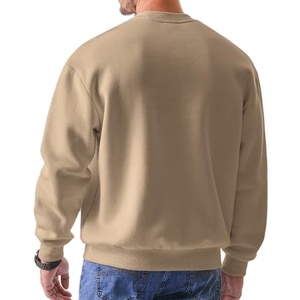 Sweat-shirt thermique à manches longues en polaire 100% coton de grande qualité pour la saison d'hiver Sweat-shirt pour hommes avec logo personnalisé - Product Image 3