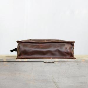 Bolso Tote de Cuero Genuino Vintage con Panel Floral Bordado y Sección Central con Estampado de Ciervo, para Uso Diario en Todas las Estaciones - Product Image 3