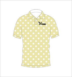 เสื้อโปโลผู้ชายลายจุด แขนสั้น เสื้อโปโลสำหรับตีกอล์ฟ เสื้อโปโลแบบซับลิเมชั่น เสื้อโปโลลำลองสำหรับเล่นกีฬา - Product Image 5