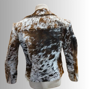 <b>Women's</b> Cowhide Fur Waterproof <b>Lightweight</b> Casual Motorcycle <b>Bomber</b> <b>Jacket</b> Winter Full Sleeve Solid Pattern Zipper Closure Stand - Product Image 2