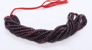 Cuentas Redondas Lisas de Granate Rodolita Natural AAA de 4-5 mm, Cuentas Redondas Lisas de Granate, Cuentas de Piedras Preciosas de Granate Rodolita de 16 Pulgadas - Product Image 5