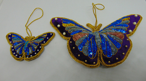 Adornos Navideños Colgantes de Mariposa Hechos a Mano en Acrílico Cuadrado de Alta Calidad - Product Image 6
