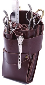 Custom Manufacturer Cheap Price Leather Durable Hairdressing Scissor Holsters High Stylist design New Beauty Care <b>Tool</b> Holster - Product Image 4