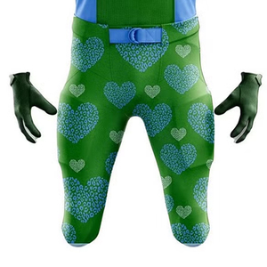 Vente en gros de nouveaux uniformes de football américain personnalisés, 100% polyester, séchage rapide, respirant, impression sublimée, équipe Lamar Jackson - Product Image 5