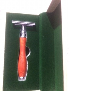 Maquinillas de Afeitar de Seguridad de Primera Calidad con Mango de Bambú y 3 Cuchillas para Hombres, Marca Privada - Product Image 6