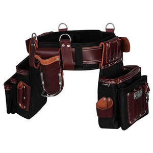 Leather Tool Pouch Heavy Duty Electrician Carpenters Waist Multi Storage Bag - Product Image 4