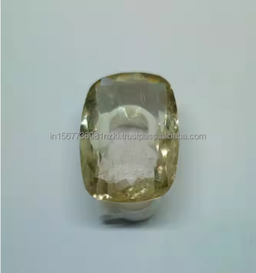 Calidad caliente oro rutilo cuarzo corte piedra preciosa tamaño 35X23X10 MM peso 62 Ct venta al por mayor precio de fábrica piedra preciosa suelta - Product Image 1