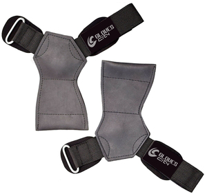 Wholesale Varsa Grip Pro <b>Weight</b> Lifting Grips Non Slip Wrist Wraps for Deadlift Cross Training Gym Fitness - Product Image 3