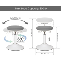 Chaise pivotante à 360 degrés tabourets de bureau ergonomiques
