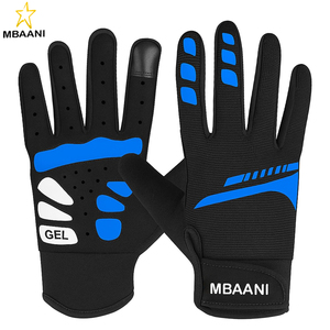 Gants de cyclisme pour hommes et femmes, à doigts entiers, antidérapants, compatibles avec les écrans tactiles, respirants, pour VTT, escalade à vélo - Product Image 1