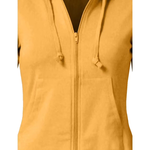 Premium Quality Two Piece Women's Fleece Tracksuit Set Full Sleeve Stand Collar Zipper Sweatshirt and Pants Solid Color Casual - Product Image 5