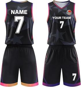 Conjunto de Uniforme de Baloncesto Personalizado, Camisetas y Pantalones Cortos Sublimados, Ropa Deportiva Transpirable de Secado Rápido, Logotipo OEM - Product Image 6