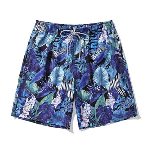 Pantalones Cortos de Playa Casuales para Hombre de Alta Calidad, Estilo Personalizado, Transpirables, de Secado Rápido, Poliéster/Algodón, Cintura Alta con Cordón, para Uso en Invierno - Product Image 1