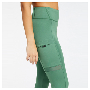 Leggings de yoga personalizados sin costuras para mujer, al por mayor, de cintura alta, para entrenamiento, servicio OEM. - Product Image 4