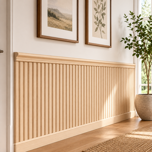 Molduras de Madera Ranuradas Modernas, Ecológicas y Duraderas, Paneles de Moldura para Muebles, Marcos de Puertas, Alféizares de Ventanas y Construcción - Product Image 3