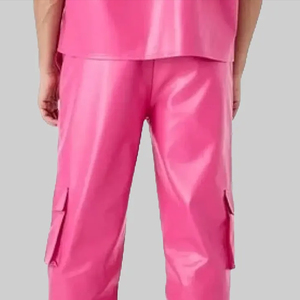 กางเกงหนังผู้ชายคุณภาพสูง ระบายอากาศได้ดี น้ำหนักเบา ขายส่ง ออกแบบโลโก้ของคุณเอง กางเกงหนังฟอกผู้ชาย - Product Image 6