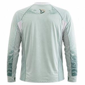 Camiseta de Pesca Personalizada OEM para Hombre, Manga Larga, UPF 50+, Secado Rápido, Malla de Poliéster Sublimada, Protección Solar, Camisa de Alto Rendimiento para Pescadores - Product Image 3