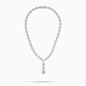 Chaîne à maillons en moissanite pour homme, bijoux de luxe en argent 925, collier élégant et scintillant, accessoire cadeau personnalisé - Product Image 3