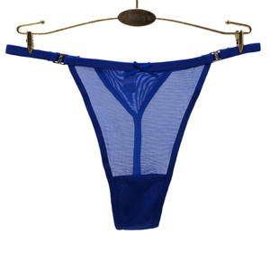 Tangas de encaje de cintura baja personalizadas para mujeres jóvenes, suministro OEM ODM, ropa íntima suave, transpirable y sin costuras BD - Product Image 2