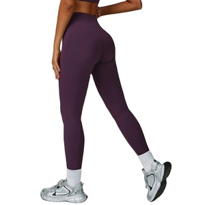 กางเกงเลกกิ้งออกกำลังกายเอวสูงสำหรับผู้หญิง กางเกงโยคะ กางเกงวิ่ง กางเกงปั่นจักรยาน ระบายอากาศได้ดี เหมาะสำหรับเล่นกีฬาและออกกำลังกายในยิม - Product Image 5