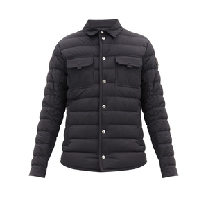 Veste matelassée bleu marine coupe-vent pour l'hiver, col rabattable, veste décontractée pour homme - Product Image 3