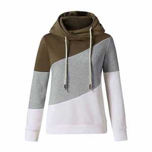 Sudadera con Capucha Gráfica para Mujer, de Algodón Premium, Estilo Oversize, Personalizada, Estilo Urbano - Product Image 1